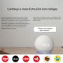Imagem de Echo Dot (5 geração) Smart Speaker com relógio e Alexa LANÇAMENTO Amazon BRANCO