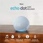 Imagem de Echo Dot 5ª geração com Relógio  Smart speaker com Alexa  Lançamento