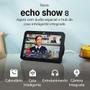 Imagem de Echo Show 8 3ª Geração Amazon, Smart Display com Áudio Espacial, Hub de Casa Inteligente e Alexa, Câmera 13MP, Preto - B0BLS1XM8L