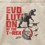 Imagem de Ecobag Evolution Of The T-Rex Studio Geek
