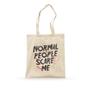 Imagem de Ecobag Normal People Scare Me Studio Geek