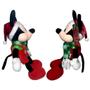 Imagem de Edição Especial Natal - Casal Pelúcia Média Decoração Natalina Disney : Mickey Mouse + Minnie Mouse