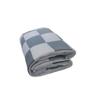 Imagem de Edredom Berço Malha 100% Algodão Patchwork Branco e Cinza Arrumadinho Enxovais