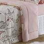 Imagem de Edredom Casal BBC Textil Malha 210x240cm Unicornio Rosa - 49