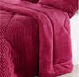 Imagem de Edredom Casal BBC Textil Plush Dupla Face Vermelho - 313