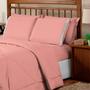 Imagem de Edredom Casal Queen Dupla Face + Jogo de Lençol Queen Size com Elastico Kit Colcha de Cama 6 Peças