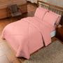 Imagem de Edredom Casal Queen Dupla Face + Jogo de Lençol Queen Size com Elastico Kit Colcha de Cama 6 Peças