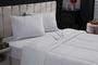 Imagem de Edredom cobertor queen size 100% algodão liso 180 fios cor: branco