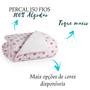 Imagem de Edredom Coroa Rosa Para Bebê 100% Algodão Mini Cama Moderno
