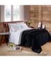 Imagem de Edredom de Casal Buettner Plush Flannel Preto