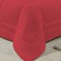Imagem de Edredom Dupla Face 100% Algodão Malha Casal Gran Moratta 01 Peça - Vermelho/ Cinza 