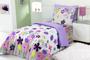 Imagem de Edredom kids solteiro estampado - garden lilas