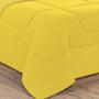 Imagem de Edredom Malha 100% Algodão Gran Moratta 1 Peça King - Amarelo/Amarelo 