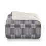 Imagem de Edredom Queen Plush Sherpa Coberdrom  Estampado Check