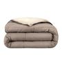 Imagem de Edredom Queen Reversível Bare Home - Microfibra Taupe/Areia