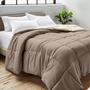 Imagem de Edredom Queen Reversível Bare Home - Microfibra Taupe/Areia
