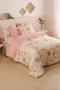 Imagem de Edredom Queen Size Dupla Face Estampado Rosas Campo 240X2,50M