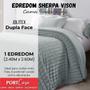 Imagem de Edredom Super King Sherpa Vison Jolitex Dupla Face 240x260cm