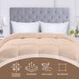 Imagem de Edredom Utopia Bedding Twin Size Down Alternative Bege