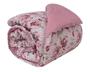 Imagem de Edredom Zelo Super Soft Solteiro Plus 170 Fios - Bouquet Rosa