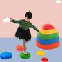 Imagem de Educação Infantil Educação Infantil Sentimento Equilíbrio Treinamento Dispositivo Colorido Onda Cruzando Pedra Balancee Ondas Tátil Pisoteando Brinquedos Esportes de Brinquedo