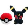 Imagem de Eevee Evoluções Kit Com 2 Pelúcias Pokemon Umbreon Pokebola