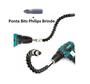 Imagem de Eixo Extensor Parafusadeira Prolongador Haste Flexível 29,5cm + Brinde 1 Bits Philips