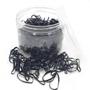 Imagem de Elástico De Silicone Cabelo 3Cm Preto Box Com 500 Unidades