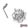 Imagem de Elástico Extensor Bolinha Com Pinos e Buchas 10 Unidades