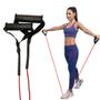 Imagem de Elástico Extensor De Tensão Exercícios Leve Treino Academia Braços Multifuncional Musculação Exercícios