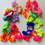 Imagem de Elástico Pompom Colorido para Cabelo com 6 UN