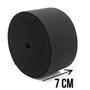 Imagem de Elastico Preto Reforçado Largo 7cm Com 10 Metros de Comprimento 