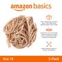 Imagem de Elásticos Amazon Basics - Tamanho 19 (8,89 x 0,16 cm) - Pacote com 3
