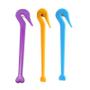 Imagem de Elásticos de Cabelo para Meninas - Kit Descartável com Porta-Rabos de Cavalo