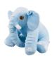 Imagem de Elefante Azul Sentado 27cm - Pelúcia