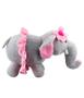 Imagem de Elefante Cinza Saia Rosa 50cm - Pelúcia