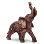 Imagem de Elefante Da Sorte Indiano Enfeite Sabedoria Escultura Resina