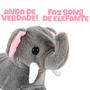 Imagem de Elefante De Pelucia Fifi Trombinha Interativo Com Som E Movimento Caa Toys