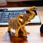 Imagem de Elefante Decorativo Resina Indiano Sorte Sabedoria Pequeno
