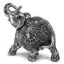 Imagem de Elefante Enfeite Sabedoria Indiano Escultura De Resina 19cm