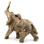 Imagem de Elefante Indiano Estátua cor ouro envelhecido resina