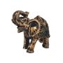 Imagem de Elefante Indiano resina Miniatura Ouro Velho 5 cm fortuna