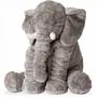 Imagem de Elefante Pelúcia 60cm Para Bebe Almofada Grande Antialérgico Varias Cores