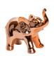 Imagem de Elefante Porcelana Rosê 9cm