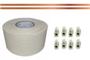 Imagem de Eletrofita 10a Com 2 Metros Kit Conector Fita Adesiva + Tomada
