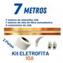 Imagem de Eletrofita 10a Com 7 Metros Kit Conector Fita Adesiva