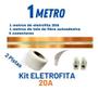 Imagem de Eletrofita 2 Pistas 1 Metro + Conectores Fita Elétrica