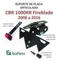 Imagem de Eliminador Rabeta ARTICULADO Honda Fireblade (2010 a 2016) p/ Setas Universais e  Esportivas