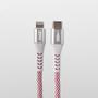 Imagem de Elite Cable Coca-Cola MFi Lightning para USB-C 1.2M Branco