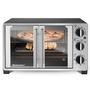 Imagem de Elite Gourmet Forno de Bancada 25L com Porta Dupla Francesa (Inox/Preto)